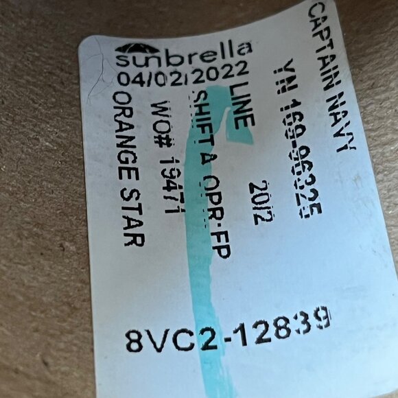 Sunbrella Captain Navy Thread Cone For Sewing & Upholstery 2012 1 lb. 14 oz - Picture 4 of 6